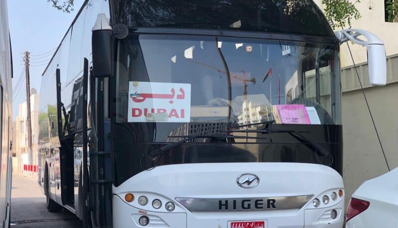 bus travel from dubai to oman