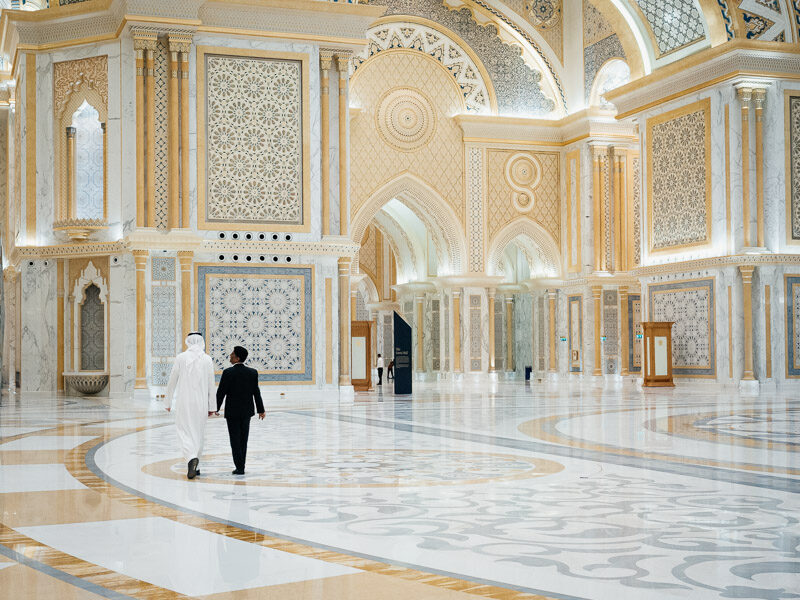 Inside Qasar Al Watan in Abu Dhabi