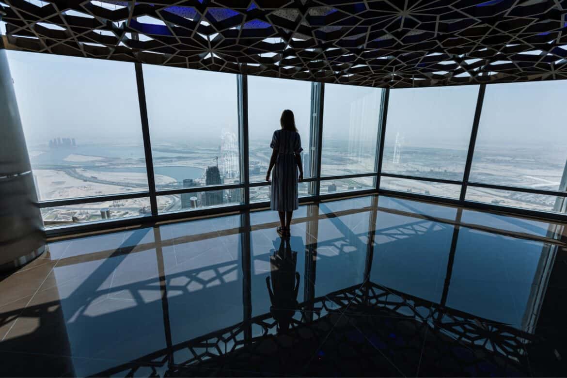 Burj Khalifa At The Top observation deck
