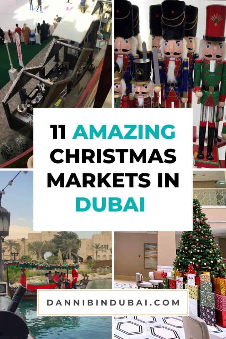 Christmas Markets in Dubai Pinterest Pin